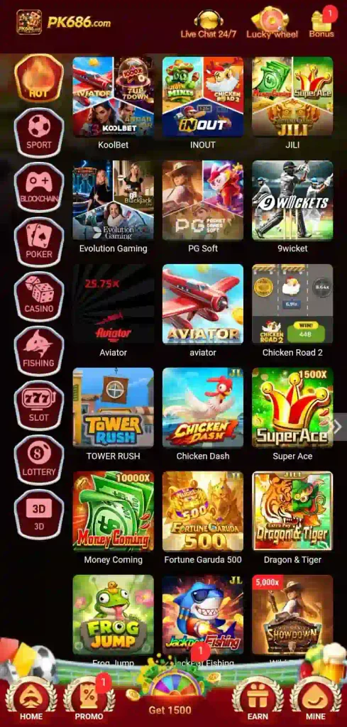 pk686 game